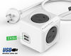 POWERCUBE EXTENDED USB - 4 OUTLETS / 2 USB