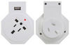 PTA878USB Single USB outlet with mains socket for USA, UK, JAPAN & EUROPE
